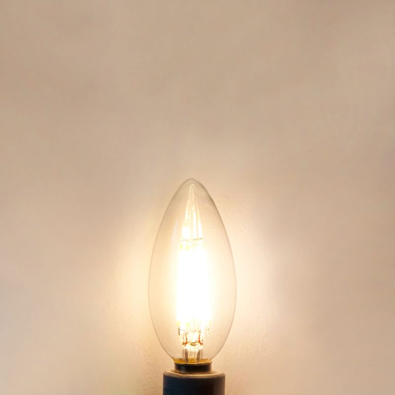 B10 E12 4W LED Vintage Antique Filament Light Bulb, 40W Equivalent, 4-Pack, AC100-130V or 220-240V B10 E12 4W LED Vintage Antique Filament Light Bulb, 40W Equivalent, 4-Pack, AC100-130V or 220-240V
